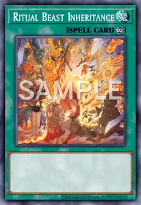 Ritual Beast Inheritance, Yu-Gi-Oh! card, SPELL
