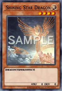 Shining Star Dragon, Yu-Gi-Oh! card, LIGHT