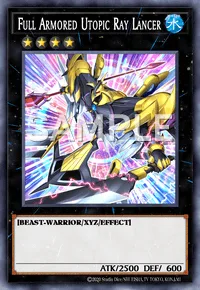 Full Armored Utopic Ray Lancer, Yu-Gi-Oh! card, WATER
