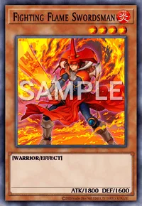Fighting Flame Swordsman, Yu-Gi-Oh! card, FIRE
