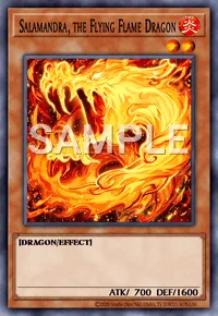 Salamandra, the Flying Flame Dragon, Yu-Gi-Oh! card, FIRE