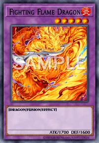 Fighting Flame Dragon, Yu-Gi-Oh! card, FIRE