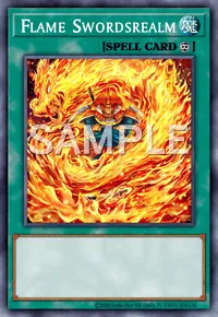 Flame Swordsrealm, Yu-Gi-Oh! card, SPELL