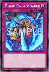 Flame Swordsdance, Yu-Gi-Oh! card, TRAP