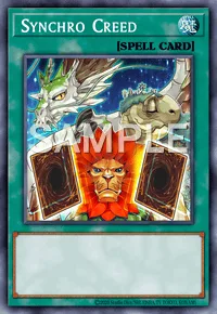 Synchro Creed, Yu-Gi-Oh! card, SPELL