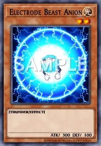 Electrode Beast Anion, Yu-Gi-Oh! card, LIGHT