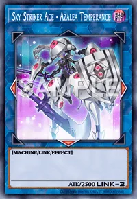 Sky Striker Ace - Azalea Temperance, Yu-Gi-Oh! card, DARK