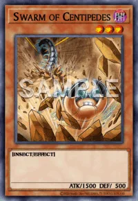 Swarm of Centipedes, Yu-Gi-Oh! card, DARK