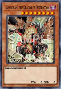 Gandora-G the Dragon of Destruction, Yu-Gi-Oh! card, DARK