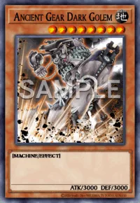 Ancient Gear Dark Golem, Yu-Gi-Oh! card, EARTH