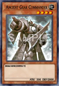 Ancient Gear Commander, Yu-Gi-Oh! card, EARTH