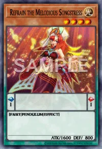 Refrain the Melodious Songstress, Yu-Gi-Oh! card, LIGHT