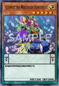 Couplet the Melodious Songstress, Yu-Gi-Oh! card, LIGHT