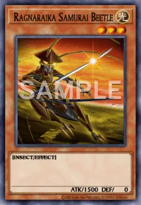 Ragnaraika Samurai Beetle, Yu-Gi-Oh! card, LIGHT