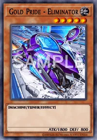 Gold Pride - Eliminator, Yu-Gi-Oh! card, EARTH