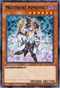 Nightmare Apprentice, Yu-Gi-Oh! card, DARK