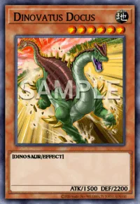 Dinovatus Docus, Yu-Gi-Oh! card, EARTH