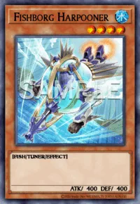 Fishborg Harpooner, Yu-Gi-Oh! card, WATER
