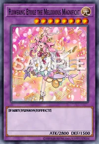 Flowering Etoile the Melodious Magnificat, Yu-Gi-Oh! card, LIGHT