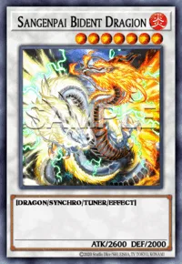 Sangenpai Bident Dragion, Yu-Gi-Oh! card, FIRE