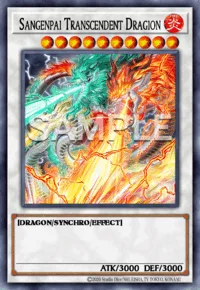 Sangenpai Transcendent Dragion, Yu-Gi-Oh! card, FIRE
