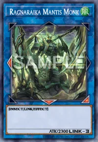 Ragnaraika Mantis Monk, Yu-Gi-Oh! card, WIND