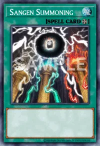 Sangen Summoning, Yu-Gi-Oh! card, SPELL