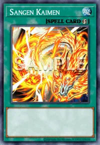 Sangen Kaimen, Yu-Gi-Oh! card, SPELL