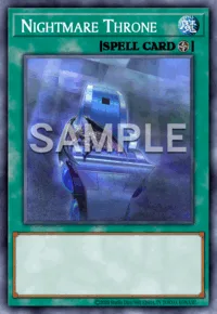 Nightmare Throne, Yu-Gi-Oh! card, SPELL