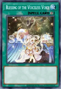 Blessing of the Voiceless Voice, Yu-Gi-Oh! card, SPELL