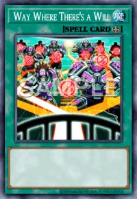 Way Where There's a Will, Yu-Gi-Oh! card, SPELL