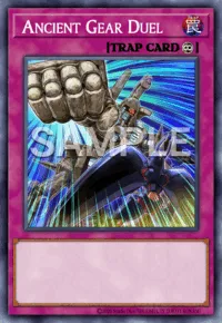 Ancient Gear Duel, Yu-Gi-Oh! card, TRAP