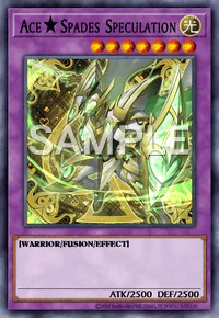 Ace★Spades Speculation, Yu-Gi-Oh! card, LIGHT