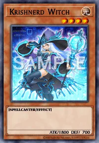 Krishnerd Witch, Yu-Gi-Oh! card, LIGHT