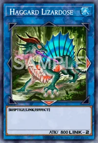 Haggard Lizardose, Yu-Gi-Oh! card, WATER