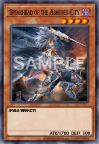 Spearhead of the Ashened City, Yu-Gi-Oh! card, DARK