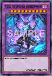 Veidos the Dragon of Endless Darkness, Yu-Gi-Oh! card, DARK