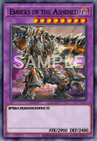 Embers of the Ashened, Yu-Gi-Oh! card, DARK