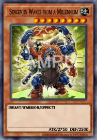 Sengenjin Wakes from a Millennium, Yu-Gi-Oh! card, EARTH