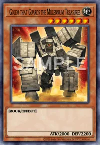 Golem that Guards the Millennium Treasures, Yu-Gi-Oh! card, EARTH