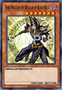 Dark Magician the Magician of Black Magic, Yu-Gi-Oh! card, DARK