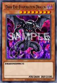 Dark End Evaporation Dragon, Yu-Gi-Oh! card, DARK