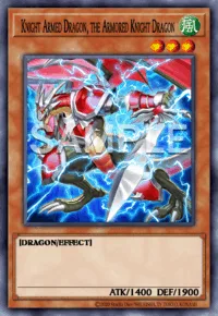 Knight Armed Dragon, the Armored Knight Dragon, Yu-Gi-Oh! card, WIND