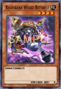 Ragnaraika Wicked Butterfly, Yu-Gi-Oh! card, EARTH
