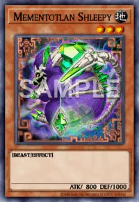 Mementotlan Shleepy, Yu-Gi-Oh! card, EARTH