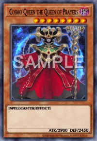 Cosmo Queen the Queen of Prayers, Yu-Gi-Oh! card, DARK