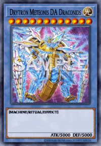 Drytron Meteonis DA Draconids, Yu-Gi-Oh! card, LIGHT
