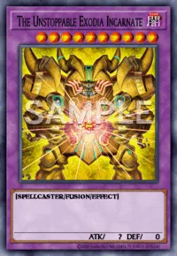 The Unstoppable Exodia Incarnate, Yu-Gi-Oh! card, DARK