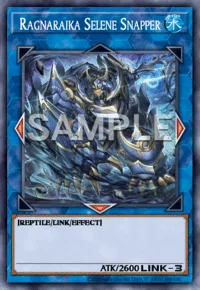 Ragnaraika Selene Snapper, Yu-Gi-Oh! card, WATER