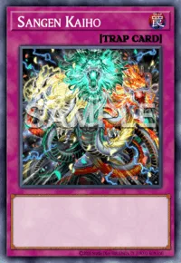 Sangen Kaiho, Yu-Gi-Oh! card, TRAP